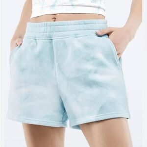 Fabletics Soft Blue Tie Dye Shorts